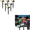 Solar Table Lamp Outdoor Water-Resistant USB Cordless 3 Lighting Modes 3