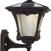 Outdoor Vintage Solar LED Glass Pillar Lights for Garden and Park 4