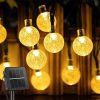 LED Solar Fairy String Lights Outdoor Mushroom Pathway Lights 30LED 3