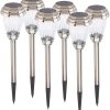 Outdoor Solar Pathway Lights 6 Pack Waterproof Auto On Off 15 Hour Runtime 3