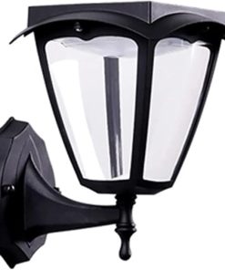 Solar LED Wall Light for Outdoor Use in Gardens and Parks
