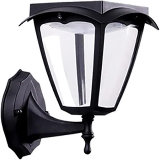Solar LED Wall Light for Outdoor Use in Gardens and Parks