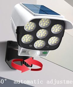 Solar Motion Sensor Wall Light with Remote Control 1600 Lumen Outdoor 2