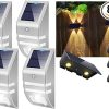 8 Packs Solar Streetlights with Remote Control and Waterproof LED 3