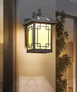 Chinese Outdoor Wall Light LED Solar IP65 Waterproof Garage Lantern