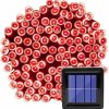 6m 30 LED Solar Crystal Ball String Lights Waterproof Outdoor RGB 3