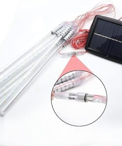 Solar String Lights 288 LED Double-Sided Meteor Shower Outdoor Decor 2