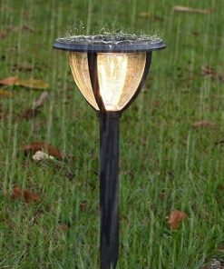 Solar LED Garden Lights Outdoor Pathway Waterproof Ground Lamps