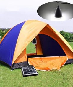 LED Solar Camping Light Outdoor Wall Chandelier Garden Tent Lighting 2
