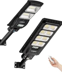 Solar Street Lights Bundle 60W 6000 Lumens and 200W Solar Light