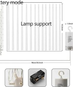 Solar LED Outdoor Lawn Lamp Decorative Lighting for Garden 2 Pack 2