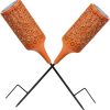 MOBYAT 4 Pack Solar Ground Lights Outdoor Garden Waterproof LED 3