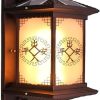 Outdoor Solar Wall Lamp LED Waterproof Lighting for Patios and Walkways 4