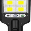 Powerful Cob Solar Light with Remote Control for Outdoor Use