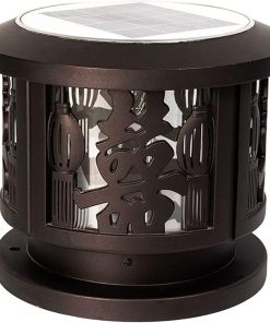 Outdoor Solar LED Pillar Light for Garden and Courtyard Decoration