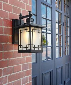 Retro Waterproof Solar LED Outdoor Wall Lamp for Garden Lighting 2