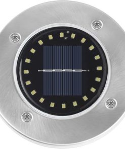 Solar Powered LED Ground Lights Waterproof Outdoor Pathway Lights 2