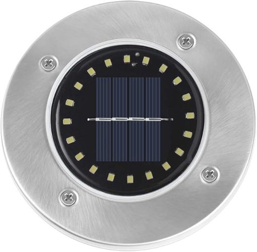 Solar Powered Ground Lights LED Waterproof Path Lights for Garden - Image 2