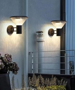 Solar Powered Bright Outdoor Wall Lamp for Courtyards and Gardens 2