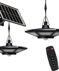 180 LED Solar Shed Light 1000LM Dual Head with Remote Control