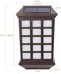 LED Solar Wall Light for Outdoor Garden Decoration and Night Lighting 2