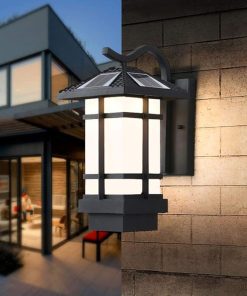 Bright Solar IP55 Waterproof Outdoor LED Wall Lamps for Gardens 2