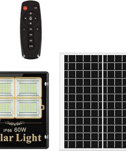 Solar LED Floodlight Outdoor Dusk to Dawn Waterproof Garden Light