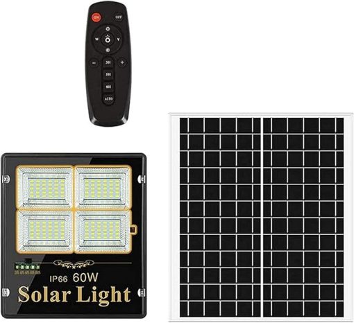 Solar LED Floodlight Outdoor Dusk to Dawn Waterproof Garden Light