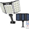12 Pack Solar Deck Lights Outdoor LED Waterproof Warning Step Lights 3