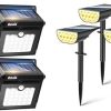 Baxia Technology 100 LED Solar Motion Sensor Lights 2 Pack Warm White 3
