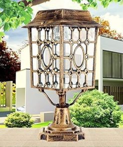 Solar LED Pillar Light Waterproof for Garden Outdoor Landscape Decor