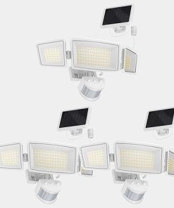Ensenior Solar Security Light with 5 Motion Sensor Modes and 1800LM