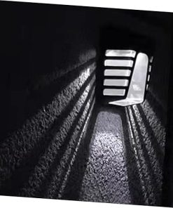 DOITOOL 5pcs Solar Outdoor Wall Lamp Fence Light Garden Decor 2
