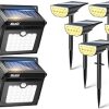 Baxia Technology 28 LED Solar Motion Sensor Lights and Spot Lights 4