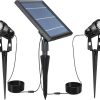 NIORSUN Outdoor Fence Solar Lights – Bright 1500mAh, 10 Pack 4
