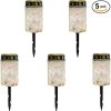Waterproof Solar Garden Lights Fairy Stake Lanterns for Outdoor Use
