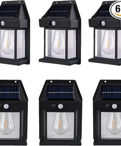 Solar Motion Sensor Wall Light Waterproof for Garden and Patio