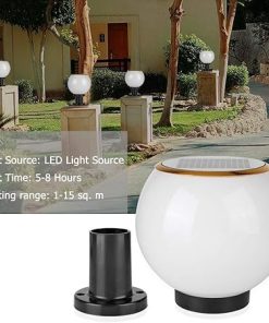 Modern Waterproof LED Solar Post Lights for Yard and Pathway 2