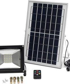 Super Bright LED Solar Garden Light with Remote Control and Timer