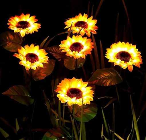 Solar Garden Lights Outdoor Waterproof Multi-Color Decorative Set