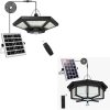 Solar Shed Light 360 Degree Motion Sensor Remote Control Waterproof