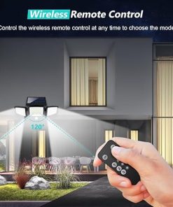 Tuffenough Solar Outdoor Lights 2500LM with Remote Control 4 Packs 2