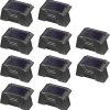 10-Pack Outdoor Solar Step Lights for Stairs and Railings