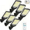 Baxia Technology 100 LED Solar Motion Sensor Lights 4 Pack Cold White 4