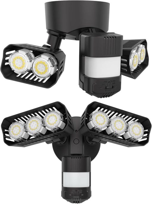 SANSI LED Motion Sensor Outdoor Flood Light 5000K 38W 3500LM IP65