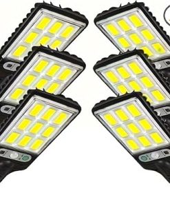 Outdoor Solar Motion Detector Lamp 6 Packs LED Garden Light