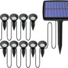 TomCare Flickering Flame Solar Lights for Garden Patio Yard 4