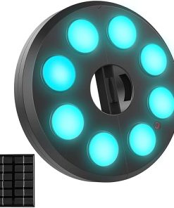 Patio Umbrella Light with 10 Modes and 12 Colors for Outdoor Use
