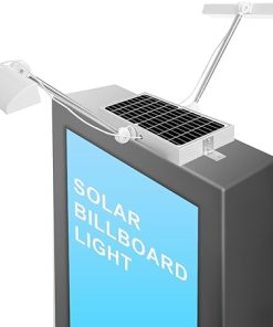 Outdoor Wireless Solar Sign Light with 8000mAh Dual Sided LED Battery