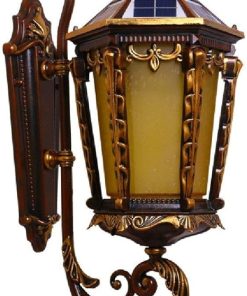 Antique Die-Cast Aluminum Lantern Vintage Wall Lamp for Outdoors